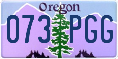 OR license plate 073PGG