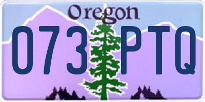OR license plate 073PTQ
