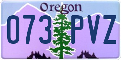 OR license plate 073PVZ