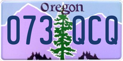 OR license plate 073QCQ