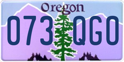 OR license plate 073QGO