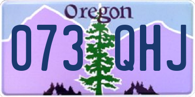 OR license plate 073QHJ