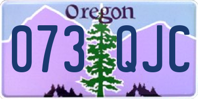 OR license plate 073QJC
