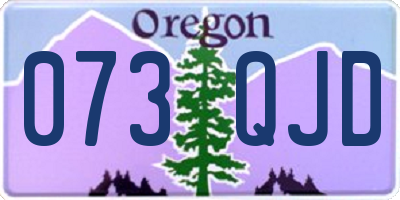 OR license plate 073QJD
