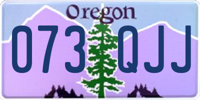 OR license plate 073QJJ