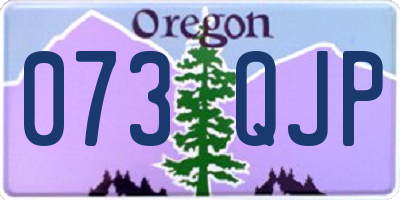 OR license plate 073QJP