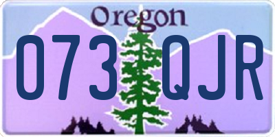 OR license plate 073QJR