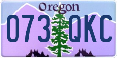 OR license plate 073QKC