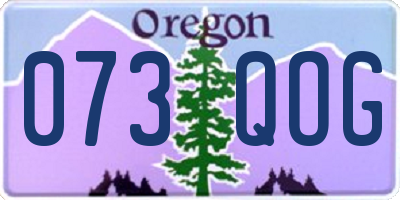 OR license plate 073QOG