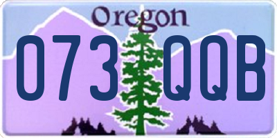 OR license plate 073QQB