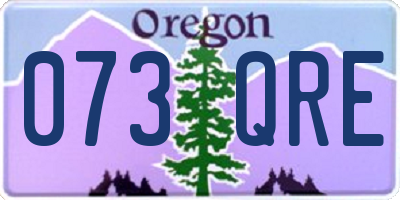 OR license plate 073QRE