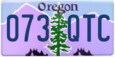OR license plate 073QTC