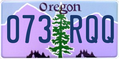 OR license plate 073RQQ