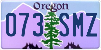OR license plate 073SMZ
