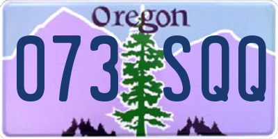 OR license plate 073SQQ