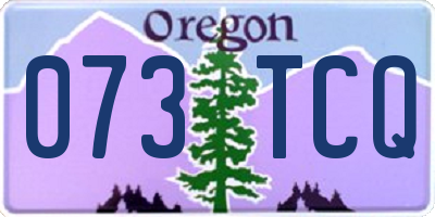 OR license plate 073TCQ