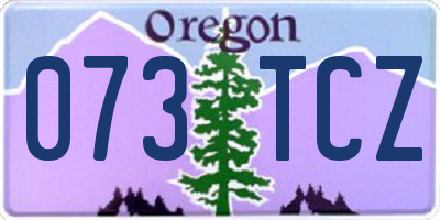 OR license plate 073TCZ