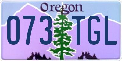 OR license plate 073TGL