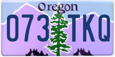OR license plate 073TKQ