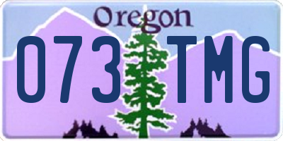 OR license plate 073TMG