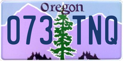 OR license plate 073TNQ