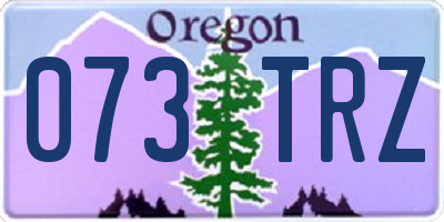 OR license plate 073TRZ