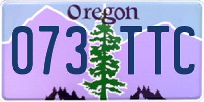 OR license plate 073TTC