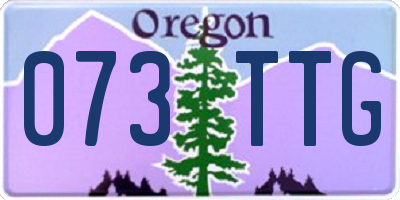 OR license plate 073TTG