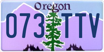 OR license plate 073TTV