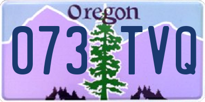 OR license plate 073TVQ