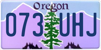 OR license plate 073UHJ