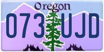 OR license plate 073UJD