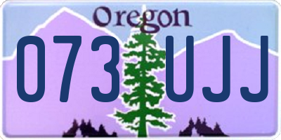 OR license plate 073UJJ