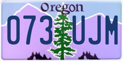 OR license plate 073UJM