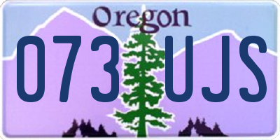OR license plate 073UJS