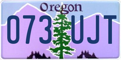OR license plate 073UJT