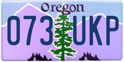 OR license plate 073UKP