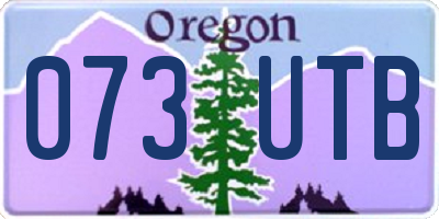OR license plate 073UTB