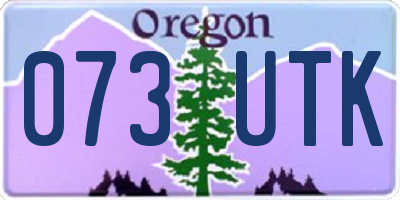 OR license plate 073UTK
