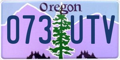 OR license plate 073UTV