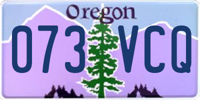 OR license plate 073VCQ