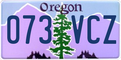 OR license plate 073VCZ