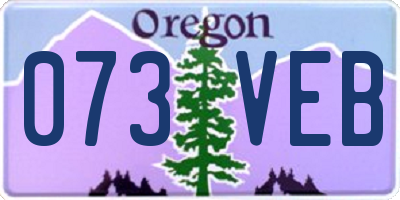 OR license plate 073VEB