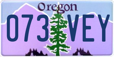 OR license plate 073VEY