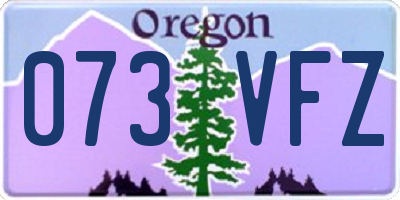 OR license plate 073VFZ