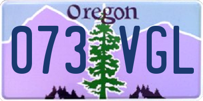 OR license plate 073VGL