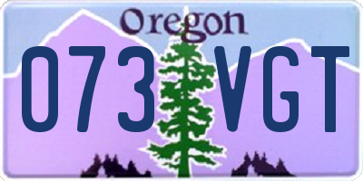 OR license plate 073VGT