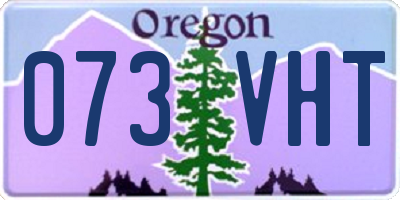 OR license plate 073VHT