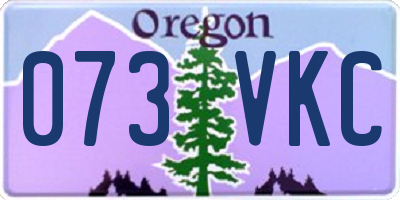 OR license plate 073VKC