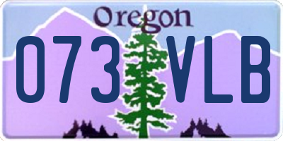OR license plate 073VLB